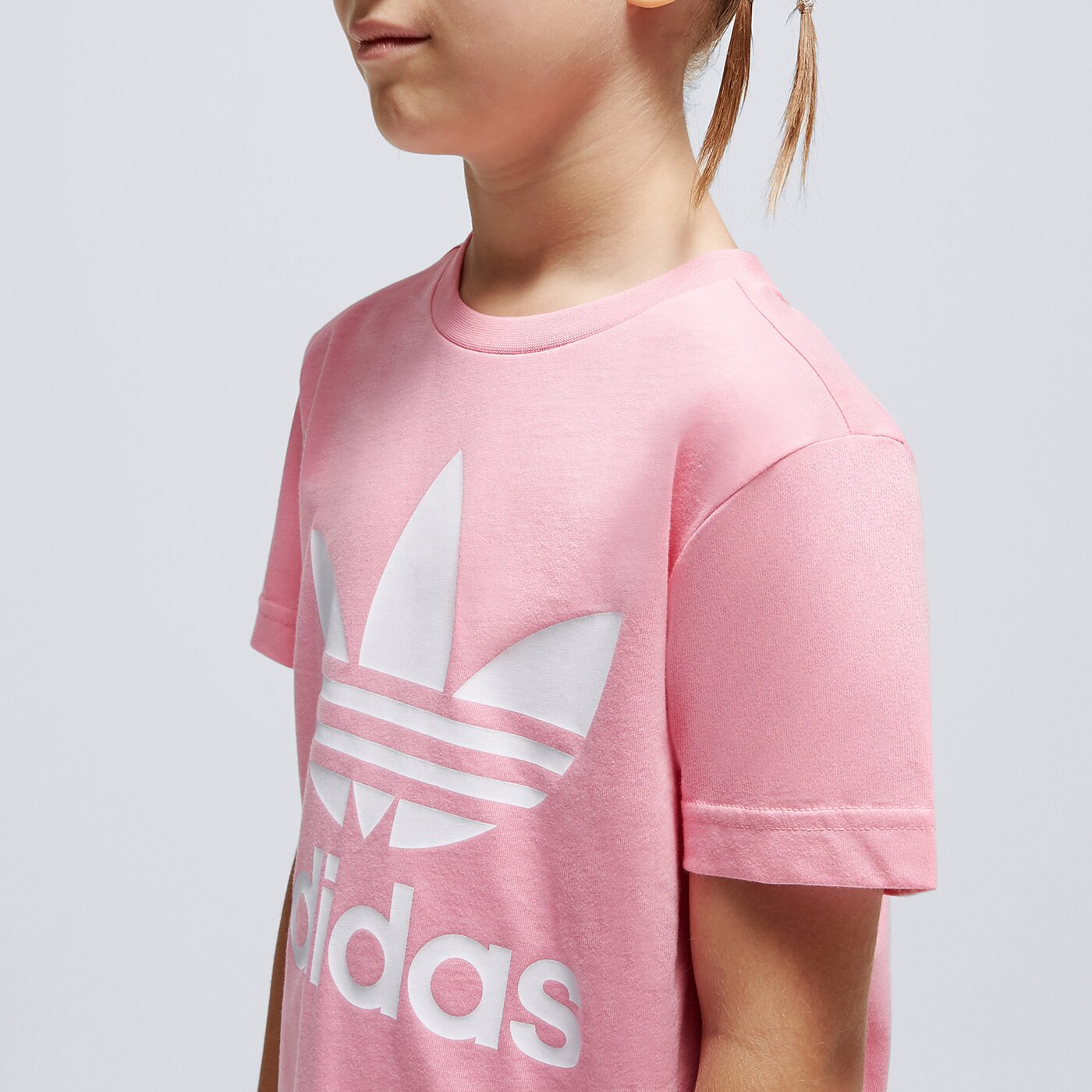 Adidas T Shirt Trefoil Tee Girl Rosa Ib9932 Sizeer De