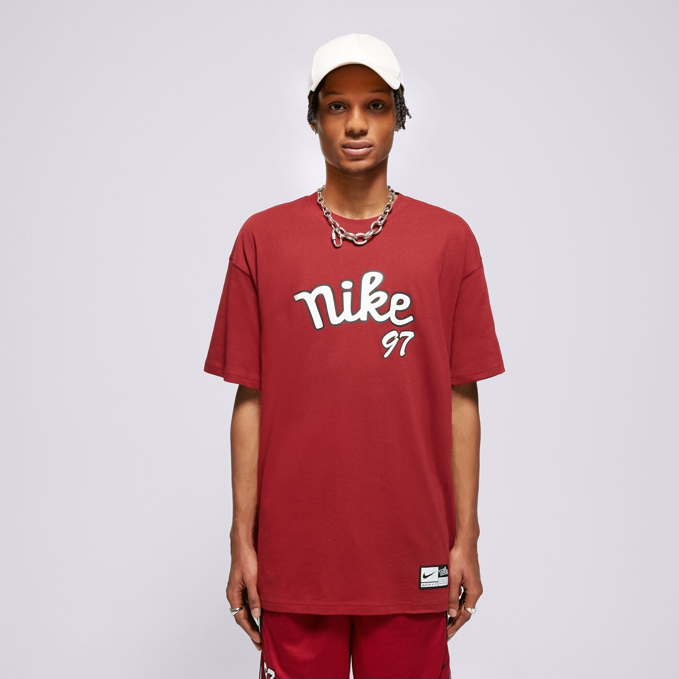 NIKE T-SHIRT M NK TEE M90 SSNL EXP SU24 2 FV8396-677 | Dunkelrot 