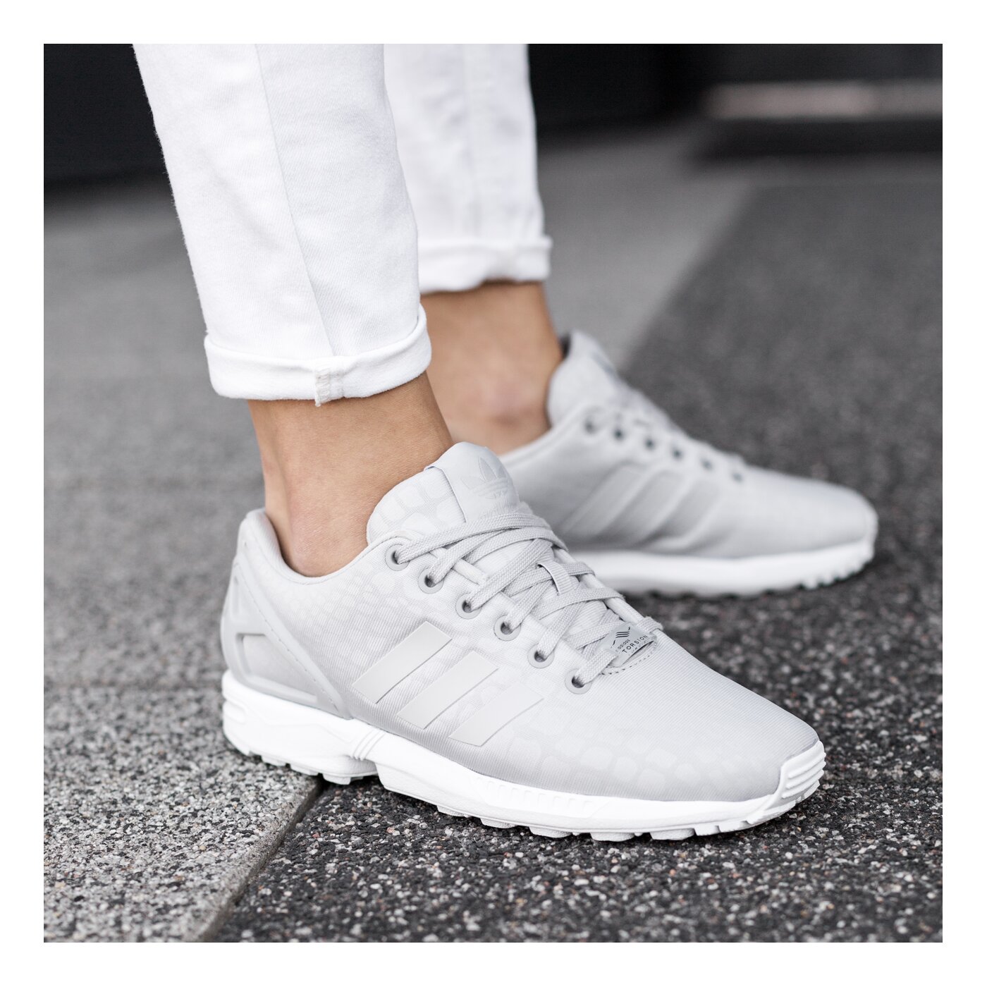 adidas zx flux damen grau