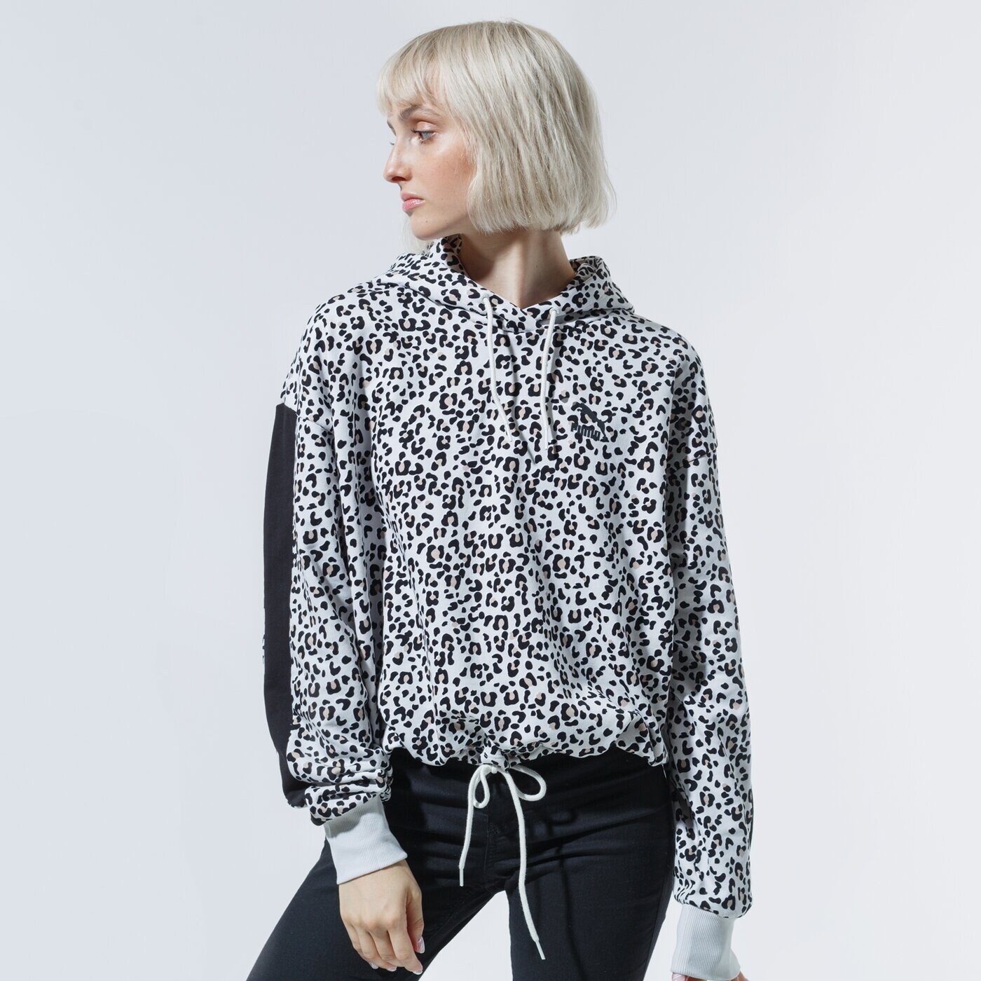 puma animal print hoodie