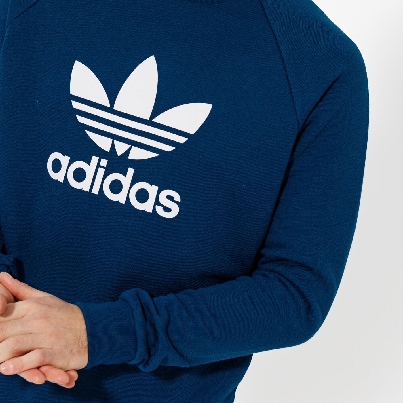 adidas hoodie blau