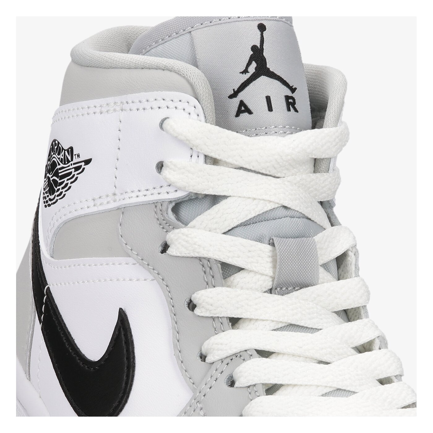 Jordans 1 mid damen grau Clearance