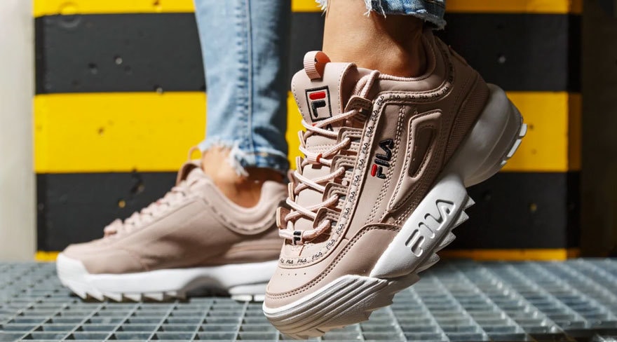 Fila Disruptor - farbe rose