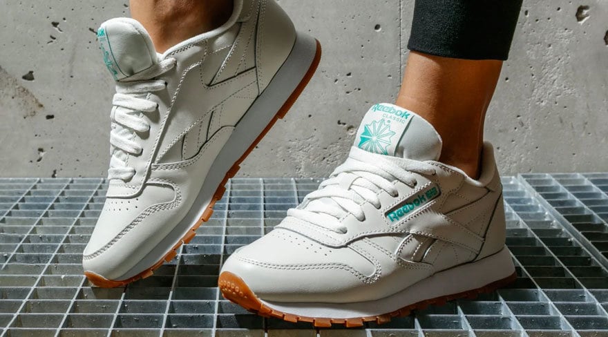Sneaker Reebok Classic Leather - farbe weiss