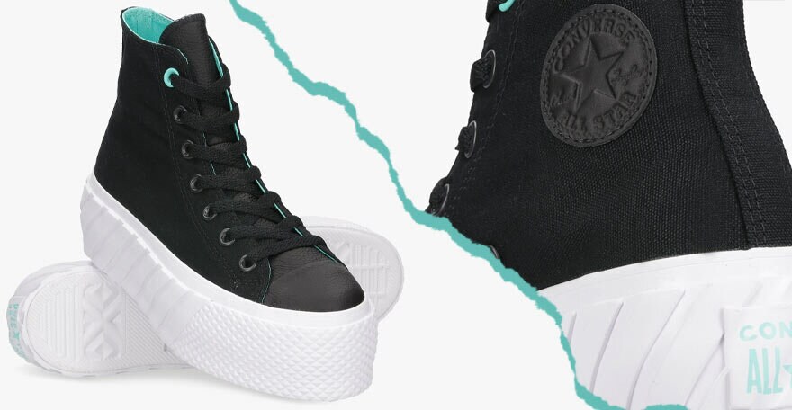 Sneaker Converse Chuck Taylor All Star Lift New Schwarz