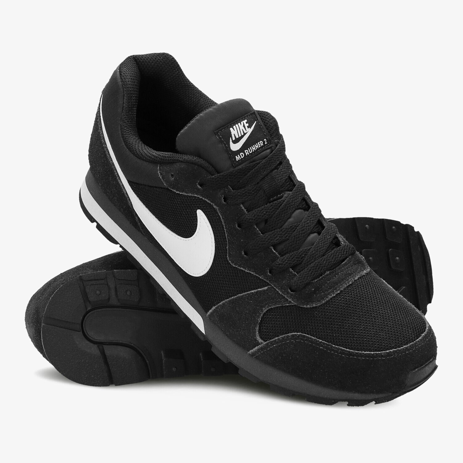 Nike md runner 2 schwarz best sale