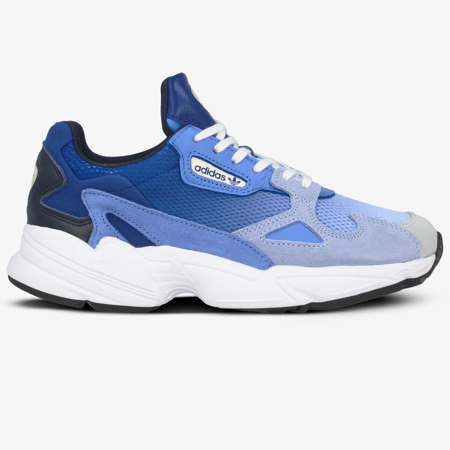 Adidas falcon weiß blau online