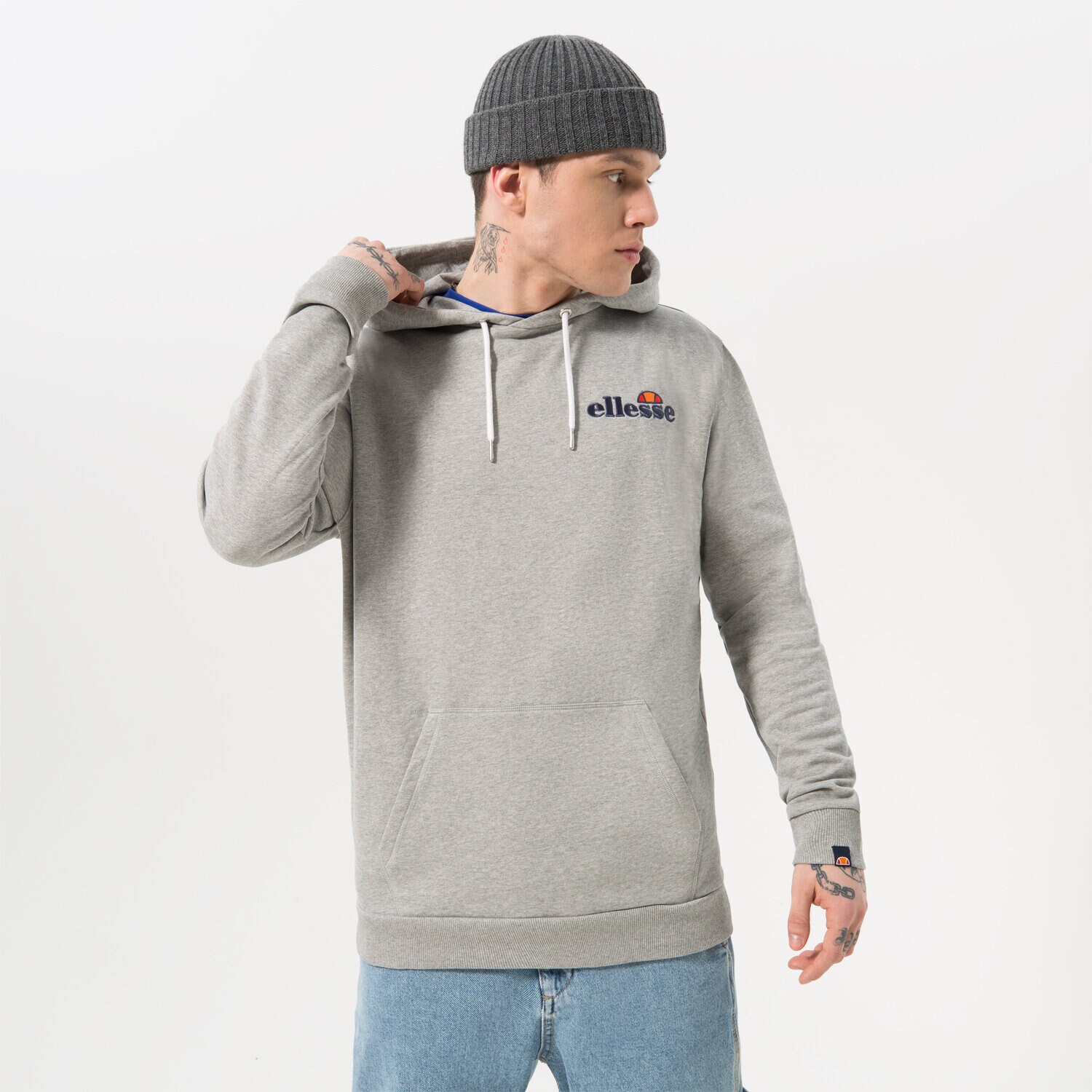 ELLESSE HOODIE PRIMERO GREY Grau SHS08781112 Sizeer