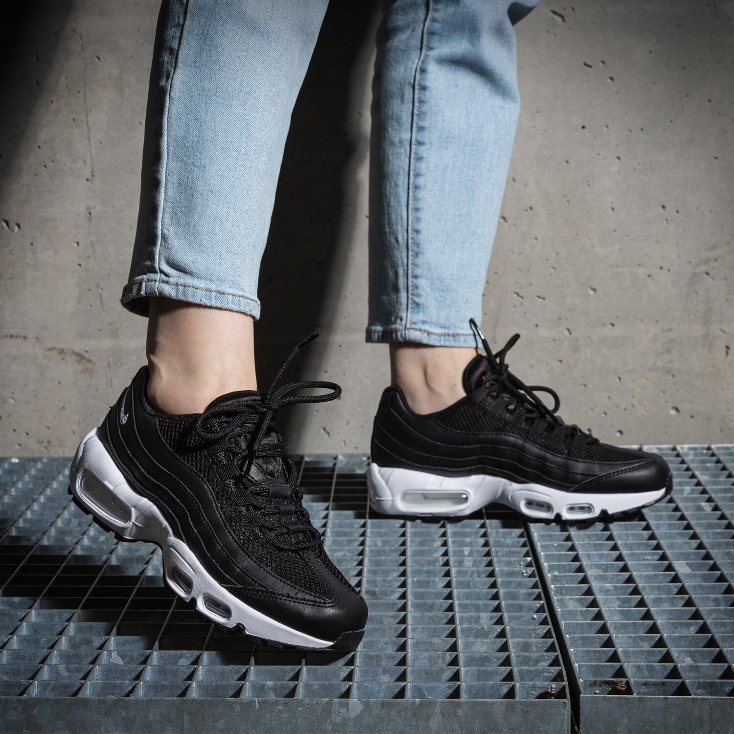 Air max 95 schwarz damen online