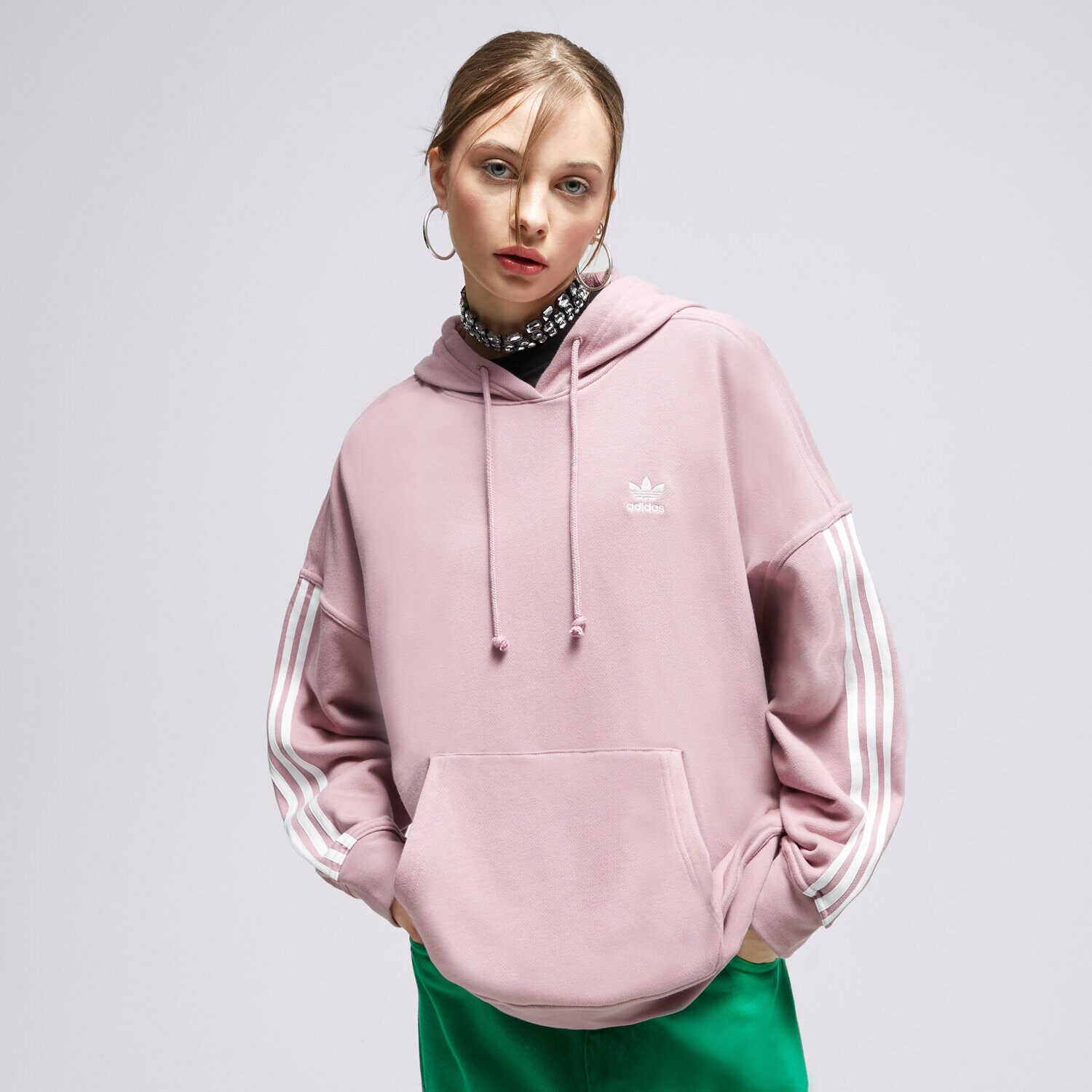 Adidas hoodie damen rosa on sale