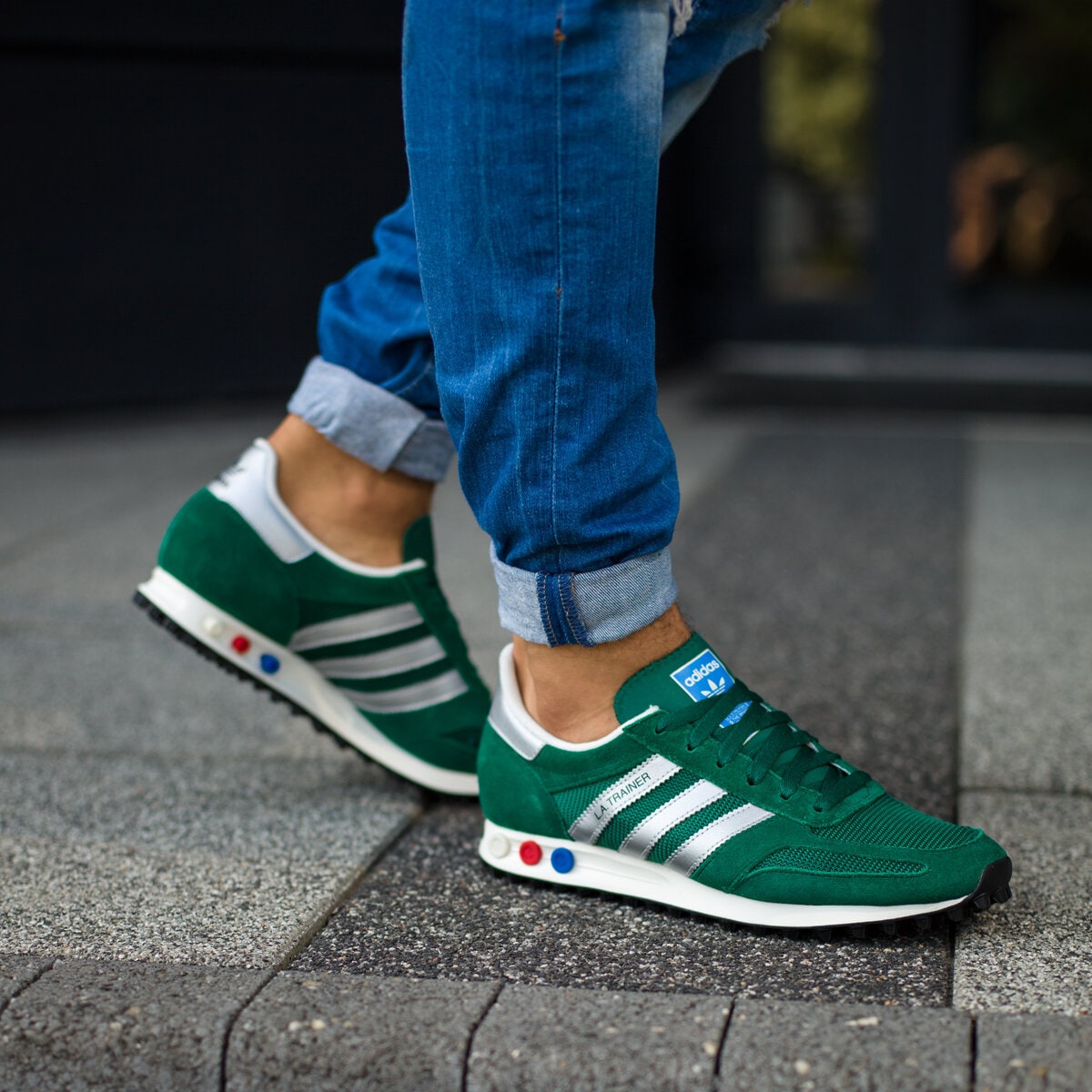 Adidas la trainer verdes best sale