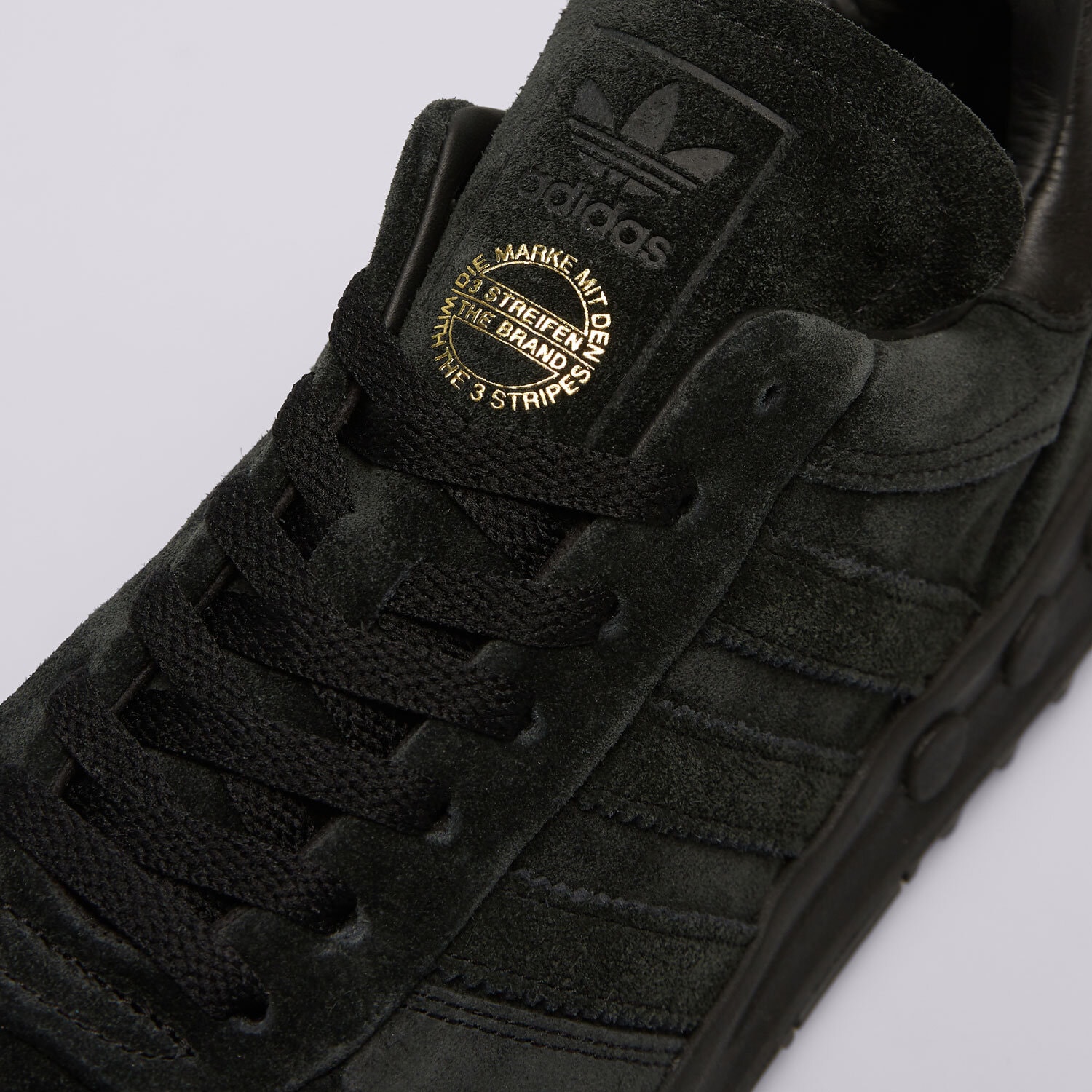 Adidas la trainer leather black best sale