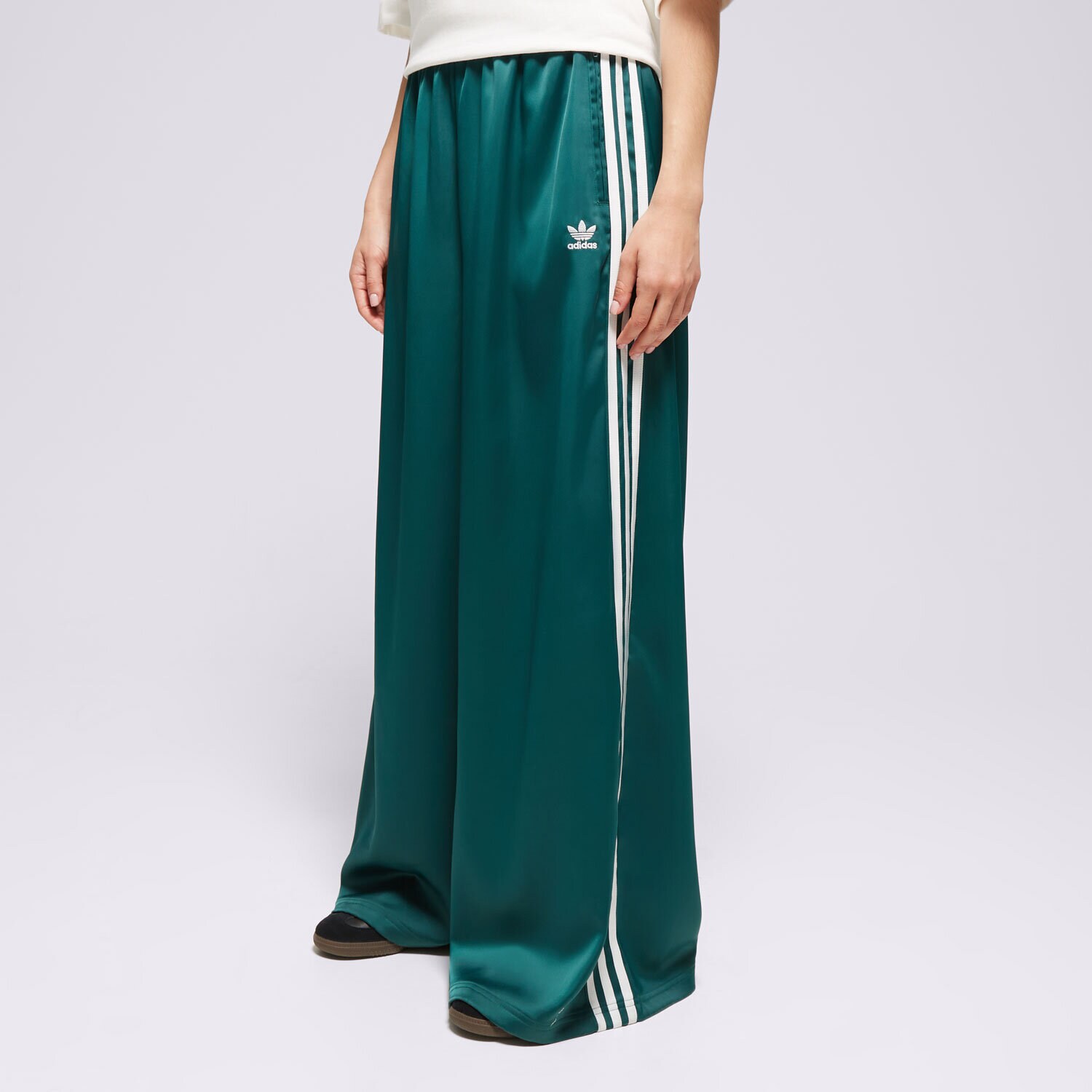 Adidas satin track pants hotsell