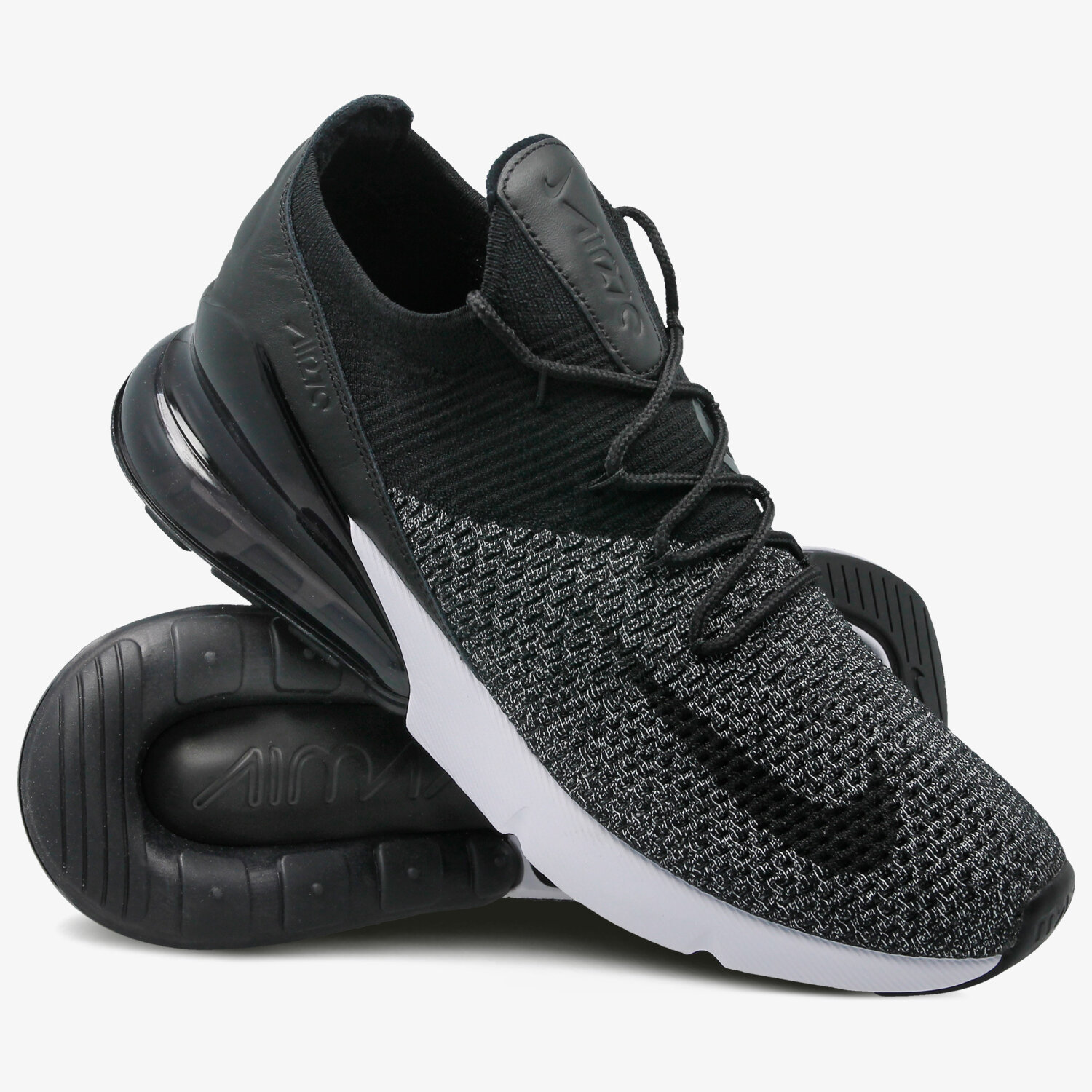 Nike air max 270 flyknit oreo mens best sale