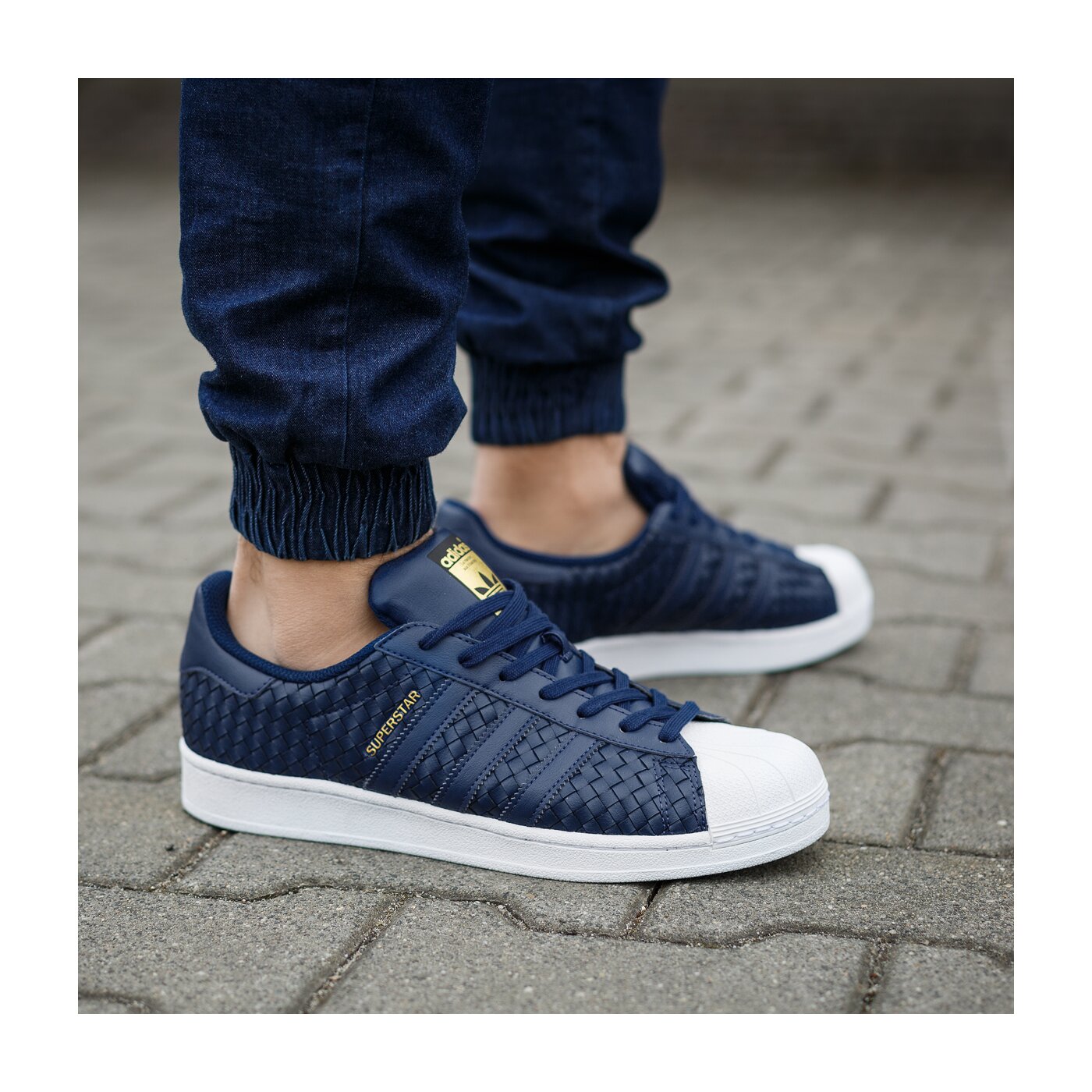 Adidas Superstar WeiÃŸ Dunkelblau Dark Blue Adidas Superstar Blau
